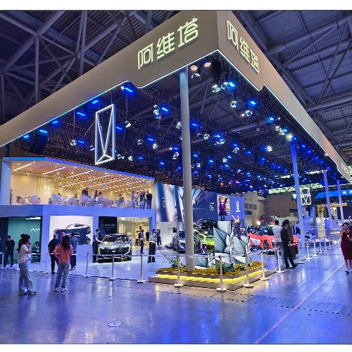 重庆汽车展展台设计搭建-重庆向日葵展览工厂
